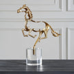 Uttermost Gallop Gold Sculpture