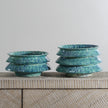 Uttermost ZigZag Blue Green Bowls - Set of 2