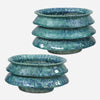 Uttermost ZigZag Blue Green Bowls - Set of 2