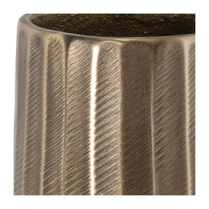 Uttermost Vertiforge Antique Gold Vases - Set of 2