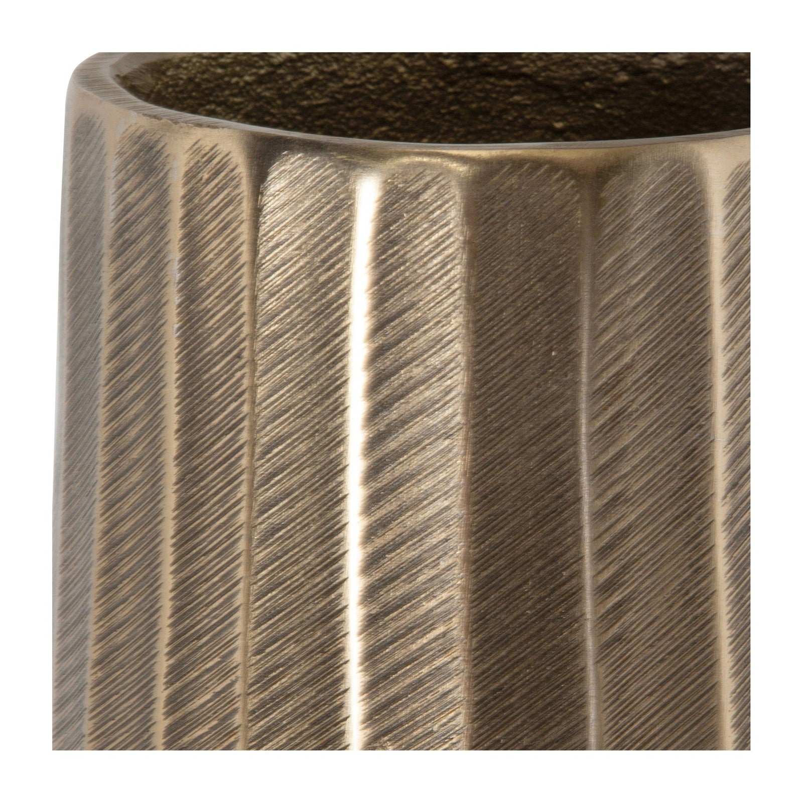 Uttermost Vertiforge Antique Gold Vases - Set of 2