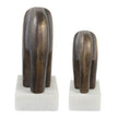 Uttermost Timeless Tusk Bronze Sculptures - Set of 2