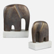 Uttermost Timeless Tusk Bronze Sculptures - Set of 2