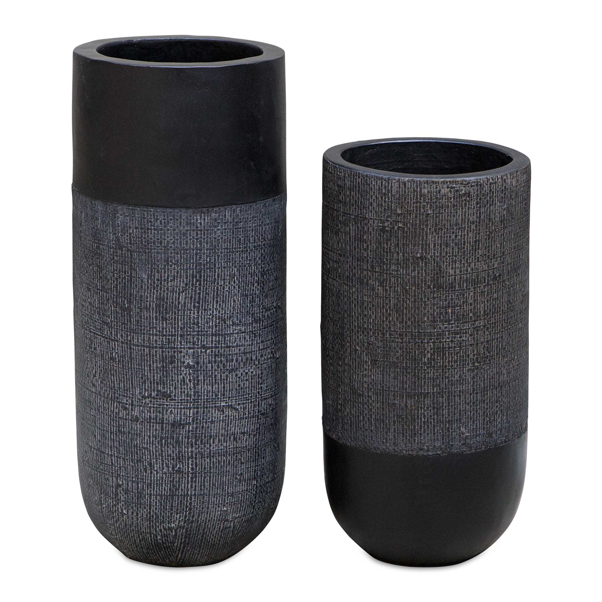 Uttermost Woven Shadow Vases - Set of 2