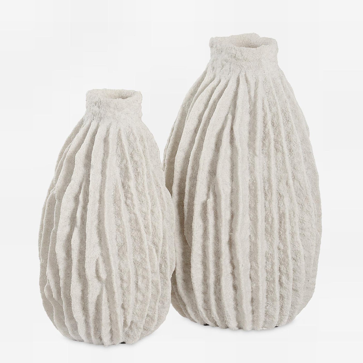 Uttermost Ivory Ridge Vases - Set of 2