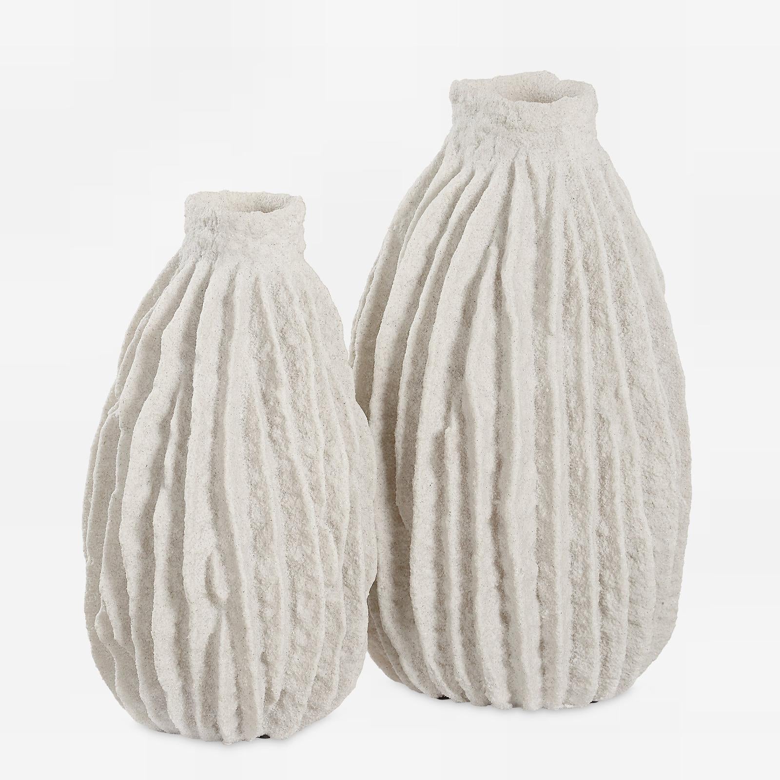Uttermost Ivory Ridge Vases - Set of 2