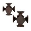 Uttermost Balanced Harmony Dark Wooden Sculptures - Set of 2