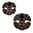 Uttermost Balanced Harmony Dark Wooden Sculptures - Set of 2