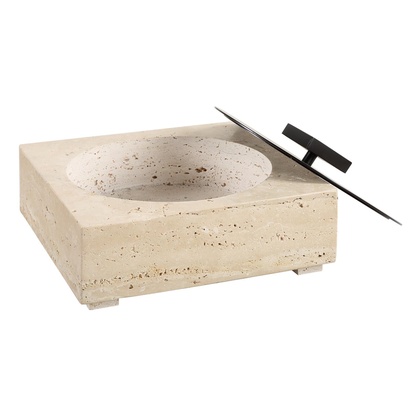 Uttermost Tural Luxe Travertine Box