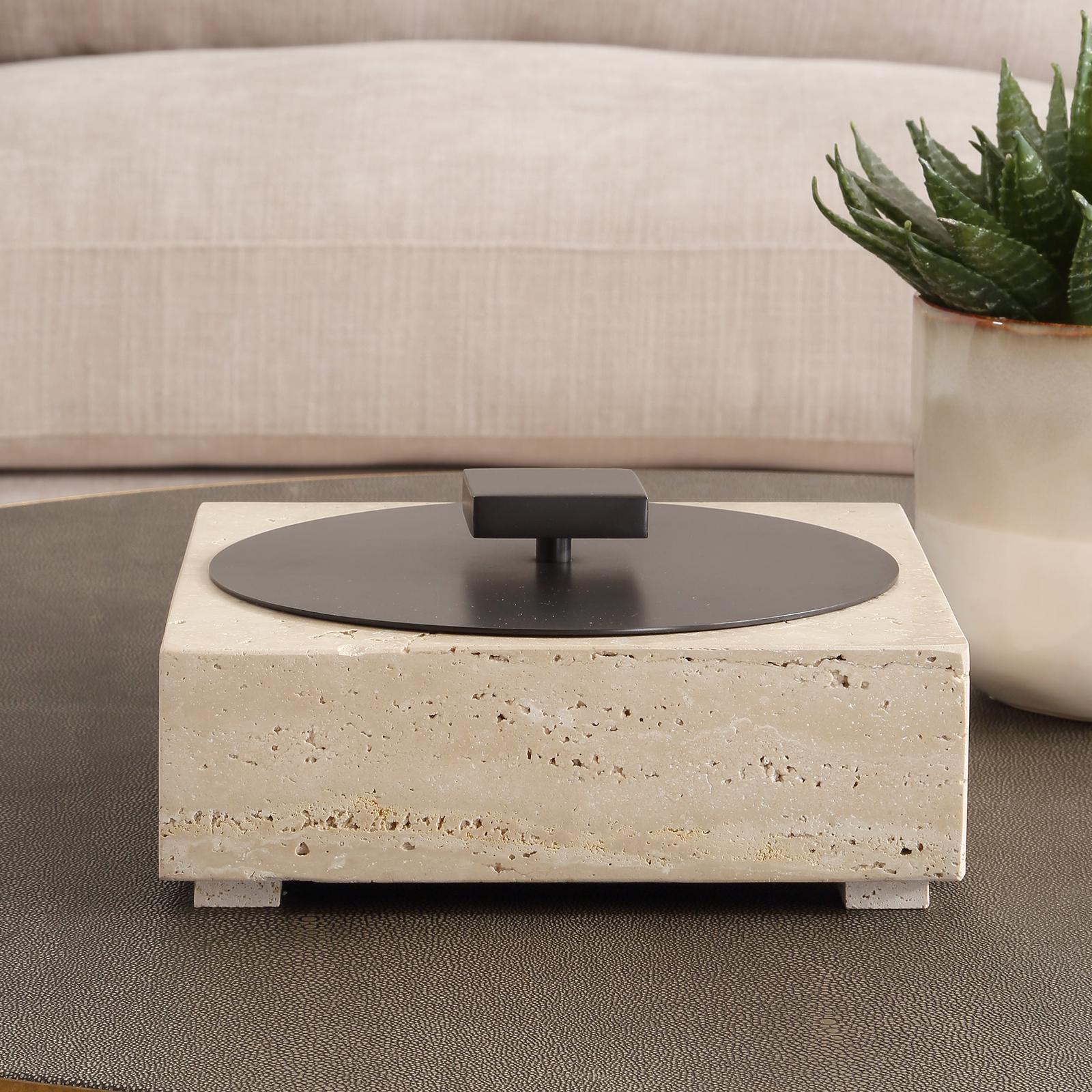 Uttermost Tural Luxe Travertine Box