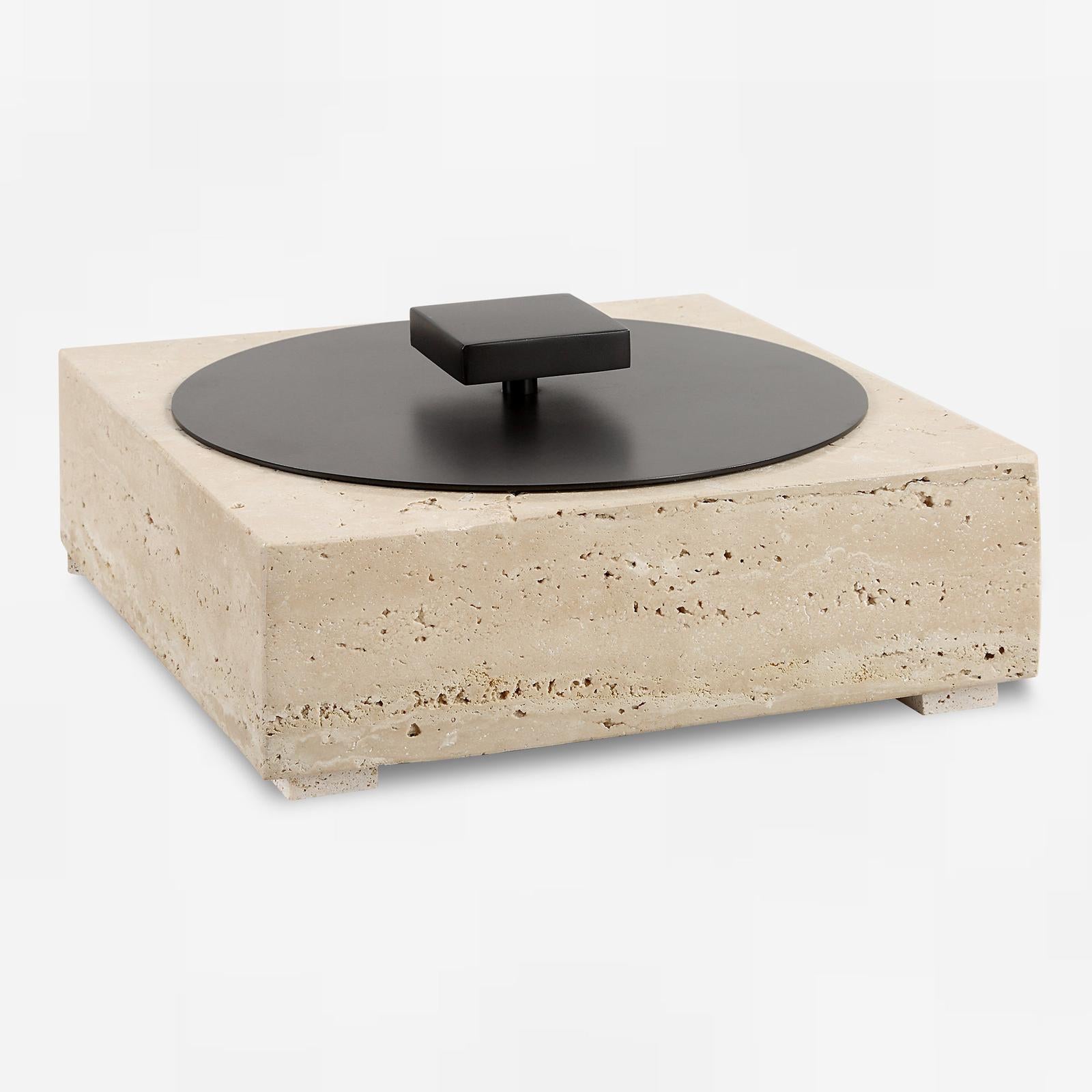 Uttermost Tural Luxe Travertine Box