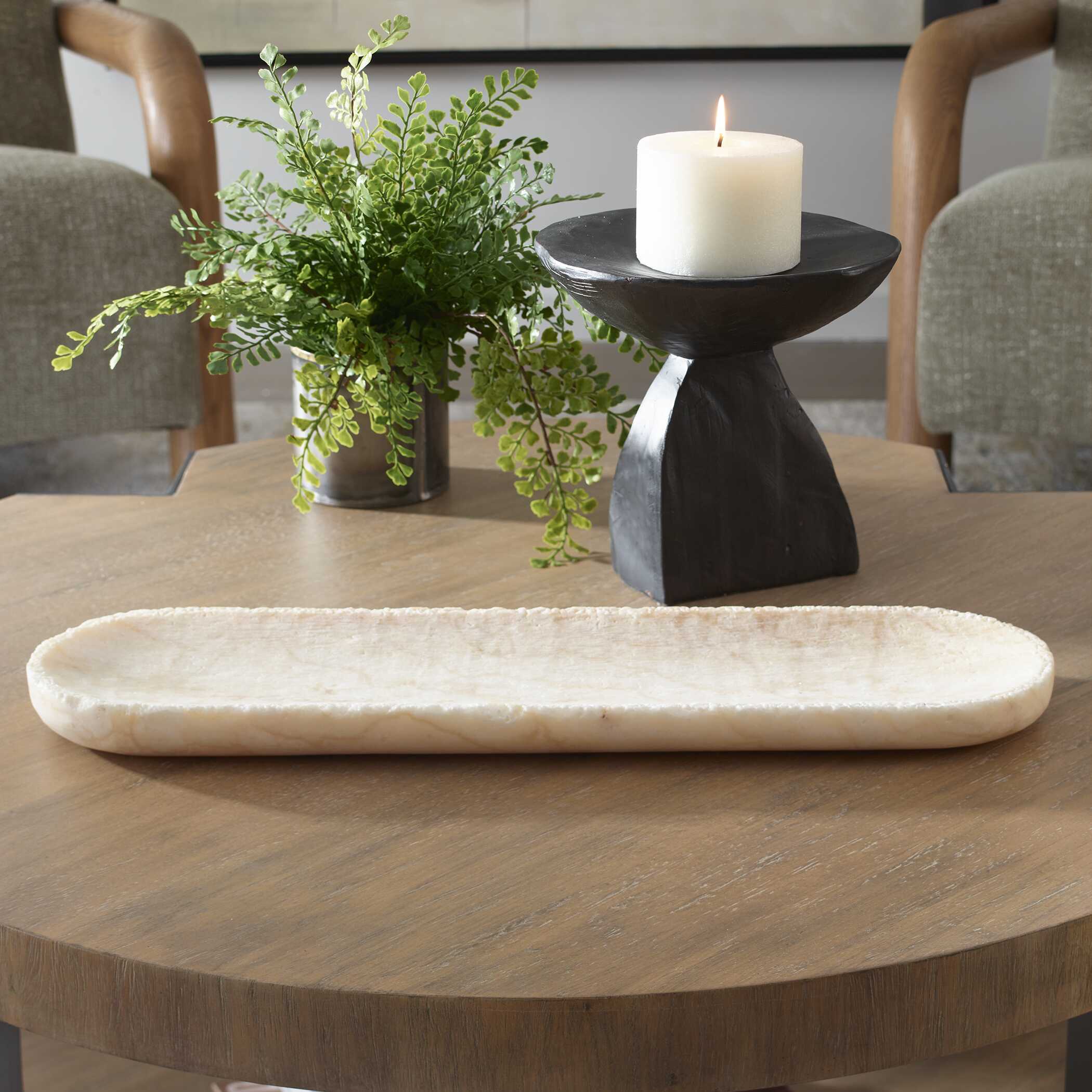 Uttermost Sculpted Onyx Bowl