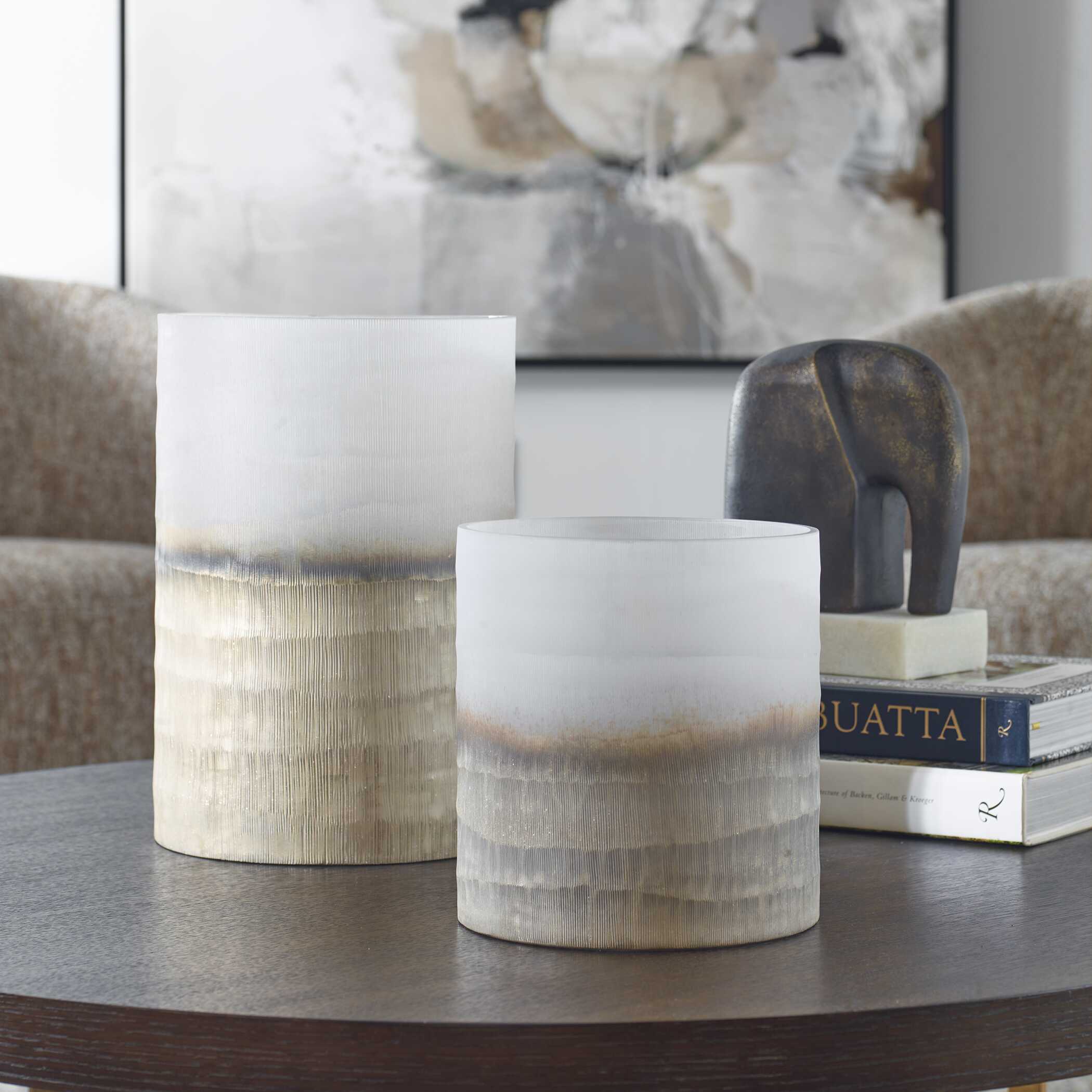 Uttermost Ombra Modern Vases - Set of 2
