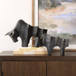 Uttermost Regal Bull Bronze Sculptures - Set of 2