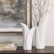 Uttermost Leafscape White Vases - Set of 2