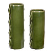 Uttermost Meander Green Vases - Set of 2