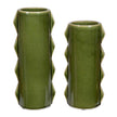 Uttermost Meander Green Vases - Set of 2