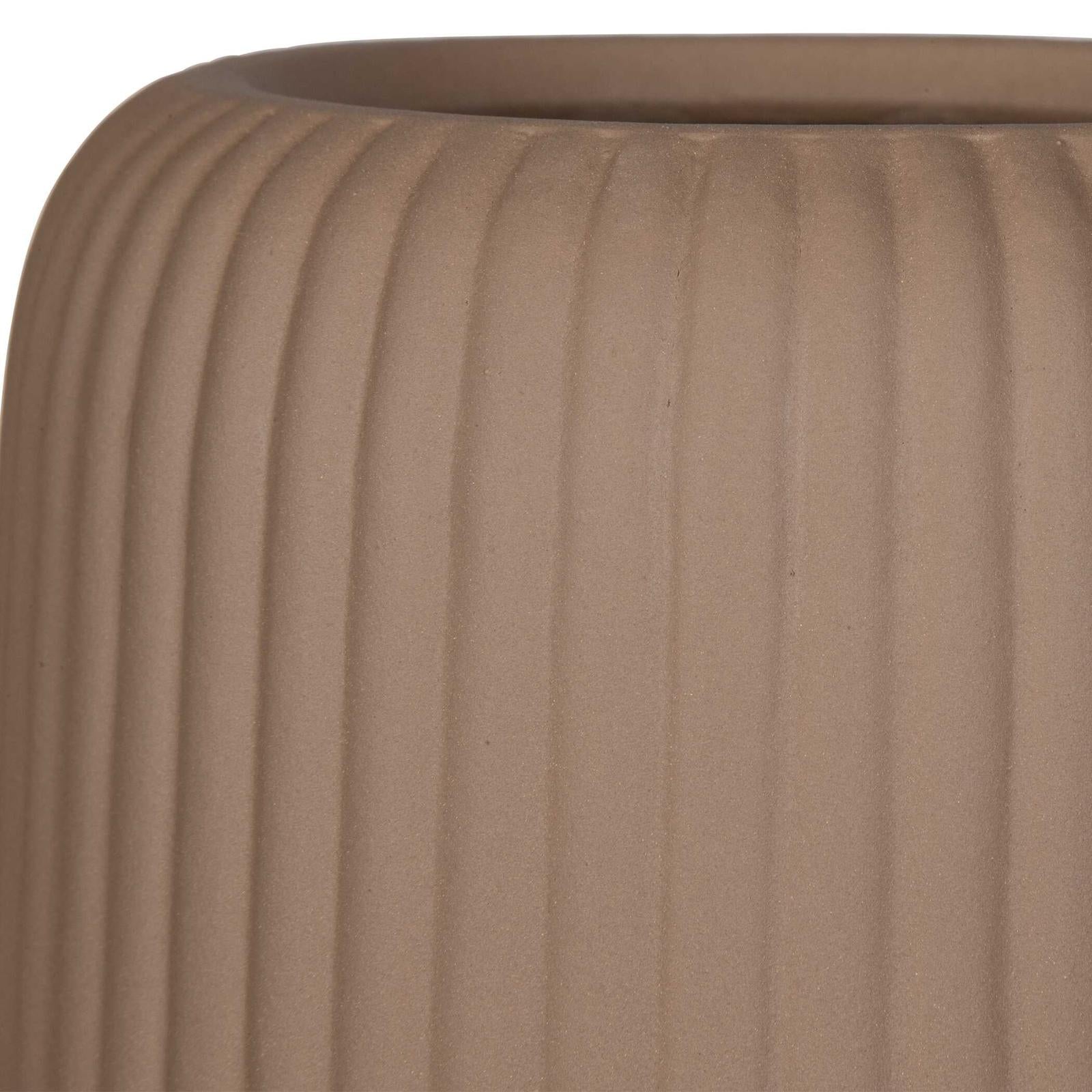 Uttermost Ridge Light Brown Vases - Set of 2