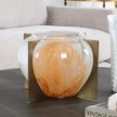 Uttermost Amber Swirl Vase