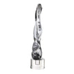 Uttermost Luminous Twist Glass Sculpture