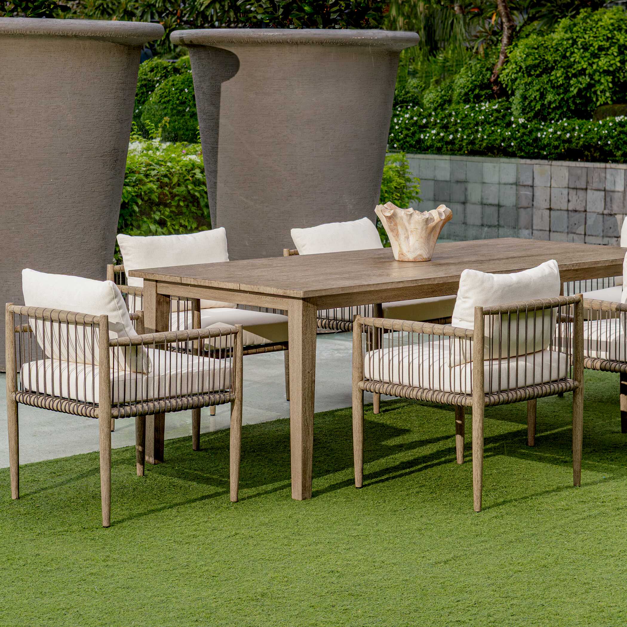 Uttermost Teak Flow Outdoor Bowl