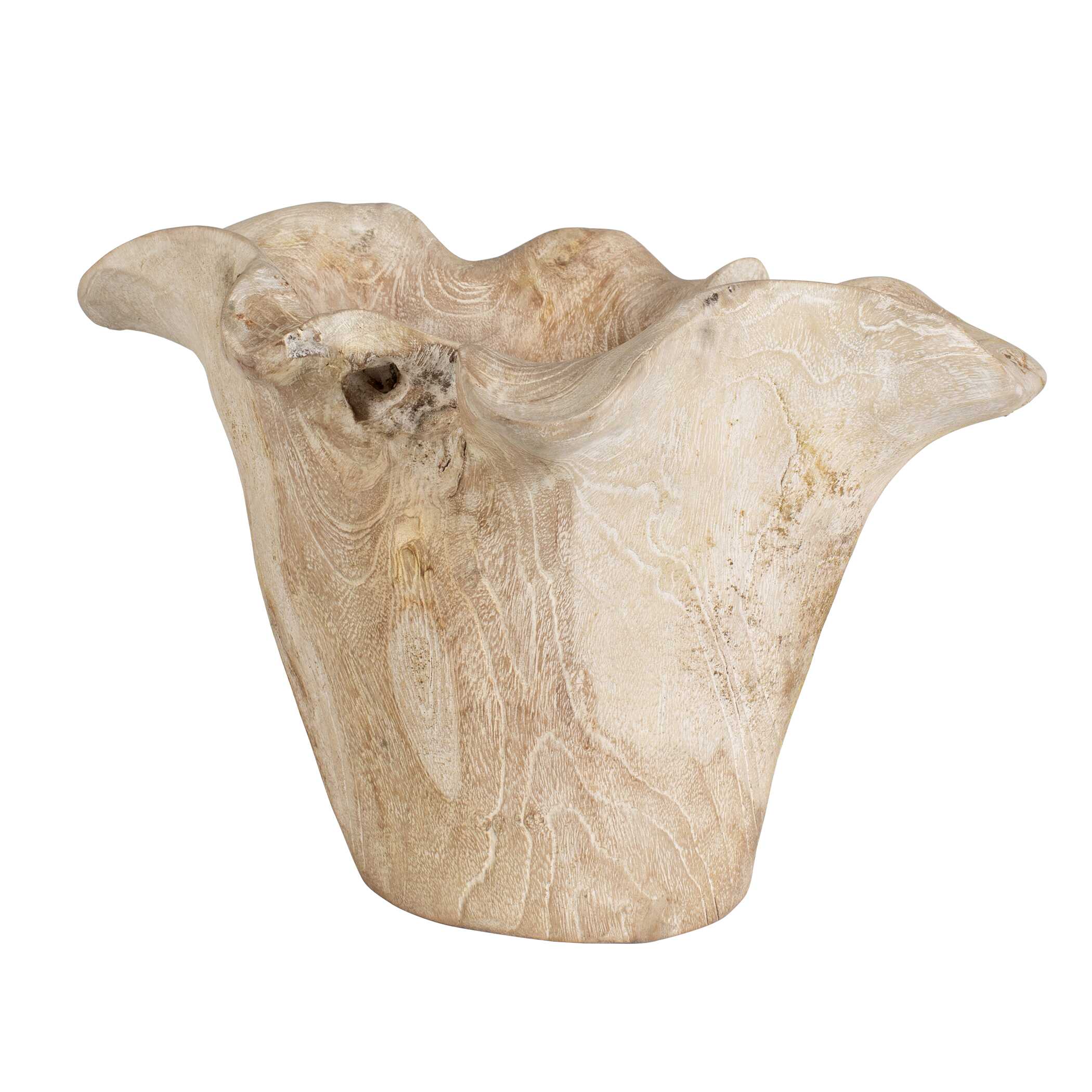Uttermost Teak Flow Outdoor Bowl