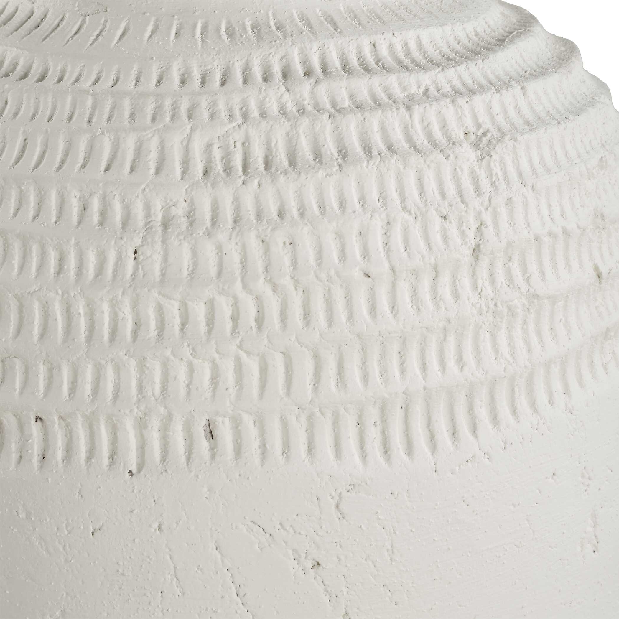 Uttermost Luna Ridge White Ceramic Vases - Set of 2