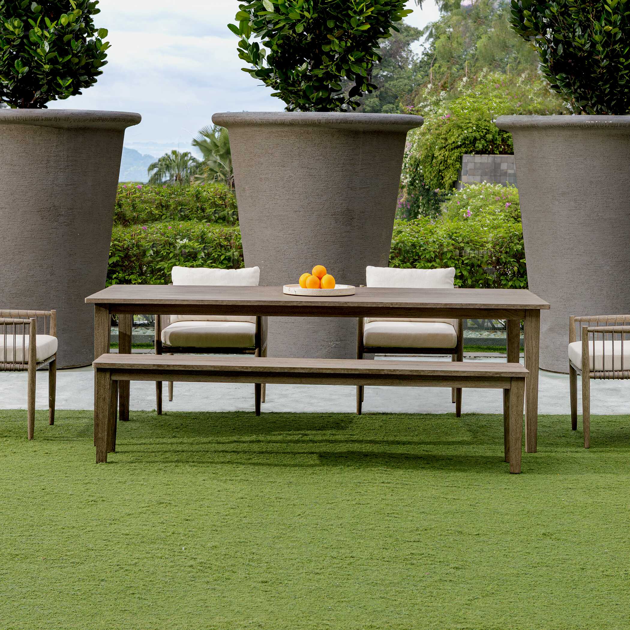 Uttermost Travessa Outdoor Round Stone Tray