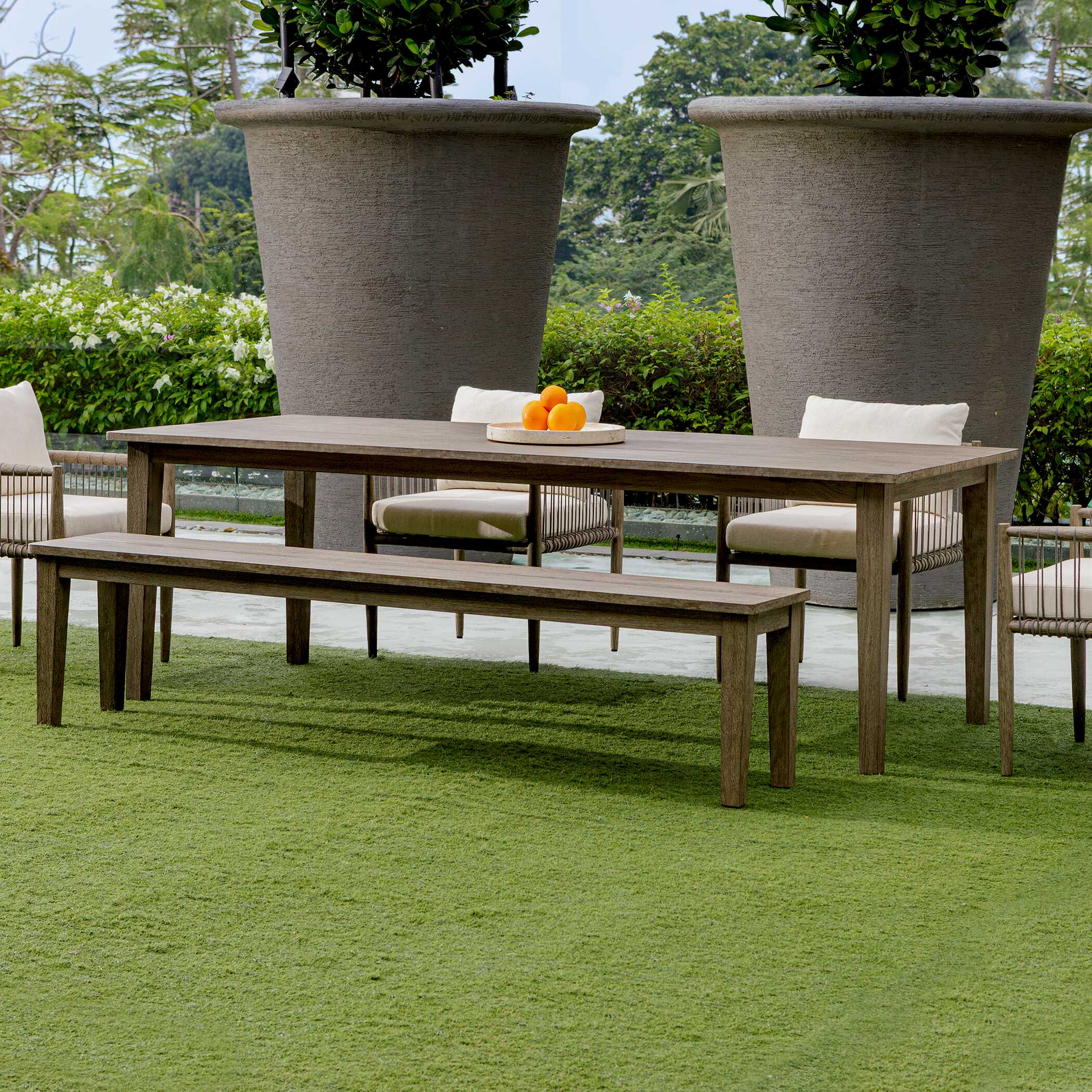 Uttermost Travessa Outdoor Round Stone Tray