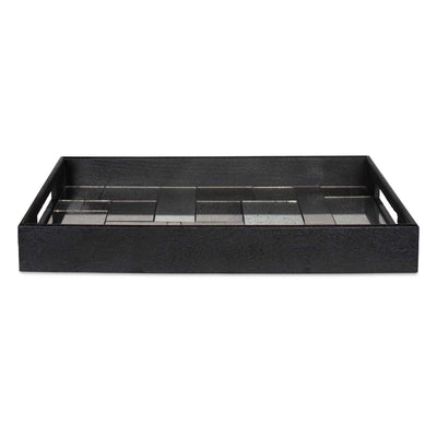 Uttermost Modern Mosaic Antique Mirrored Tray