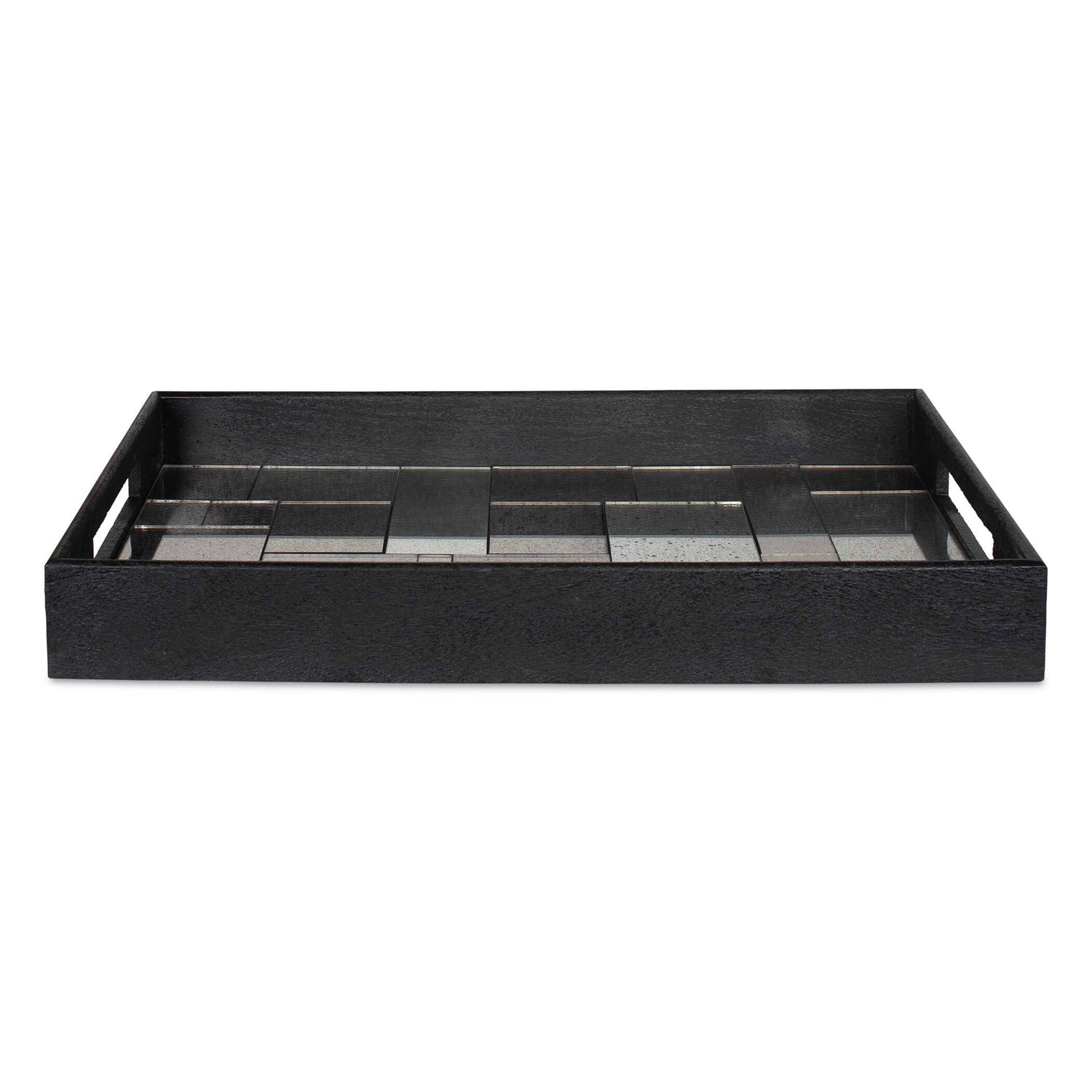 Uttermost Modern Mosaic Antique Mirrored Tray