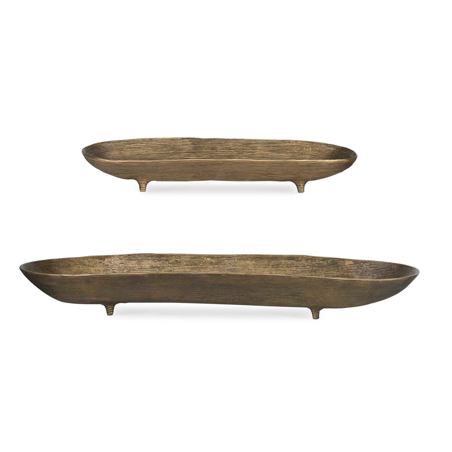 Uttermost Stratum Brass Bowls - Set of 2