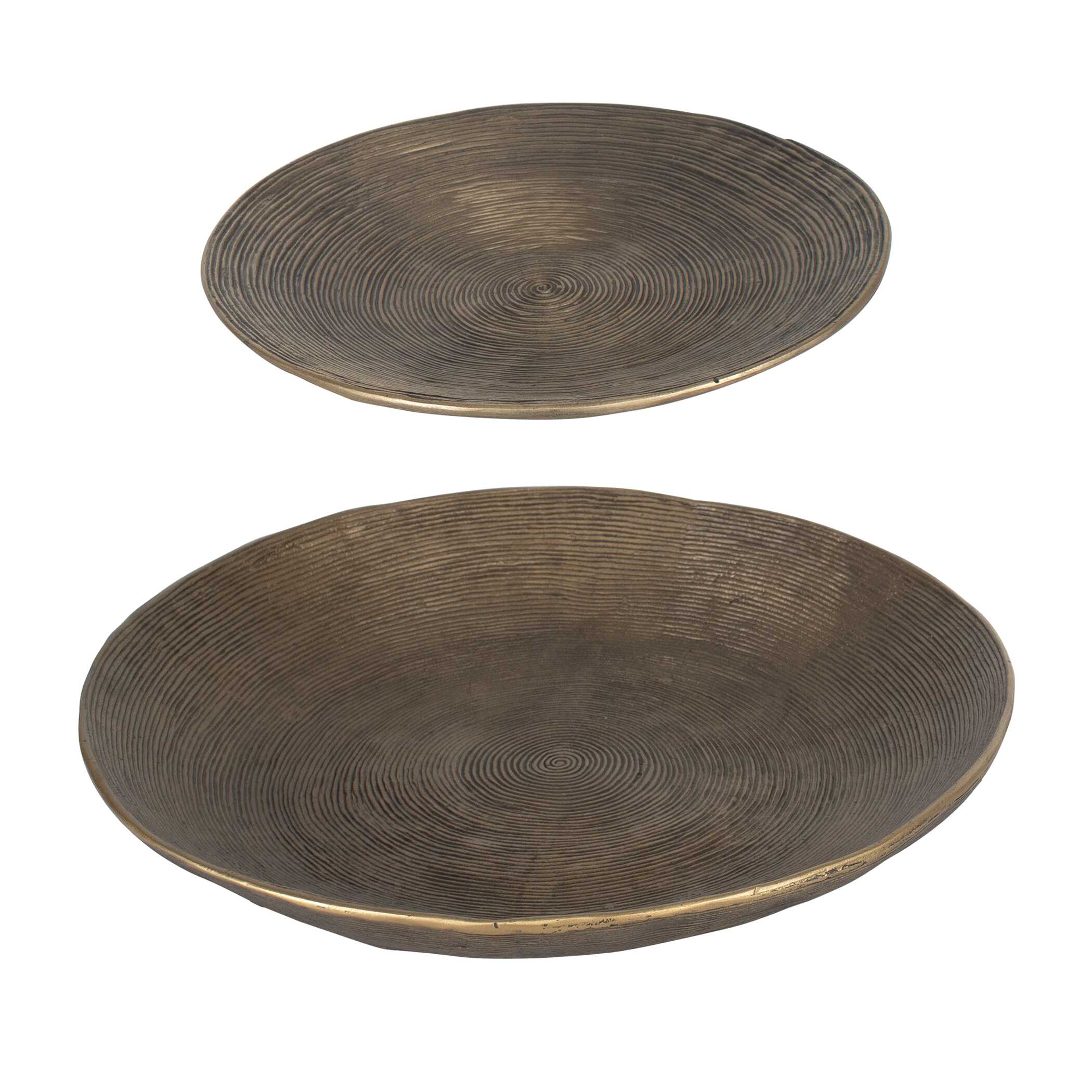 Uttermost Stratum Brass Bowls - Set of 2