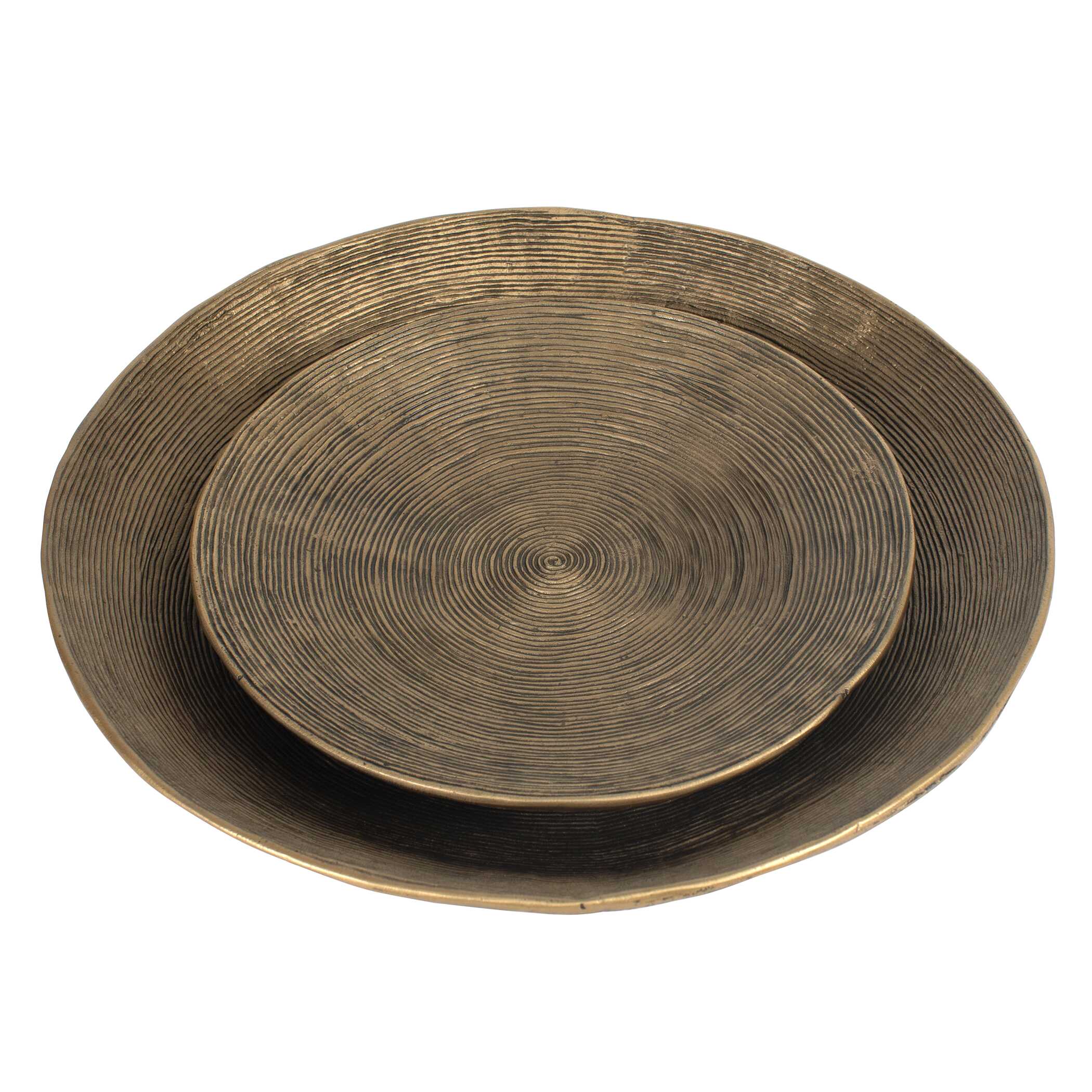 Uttermost Stratum Brass Bowls - Set of 2