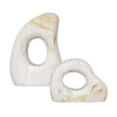 Uttermost Stone Flow Outdoor Sculptures - Set of 2