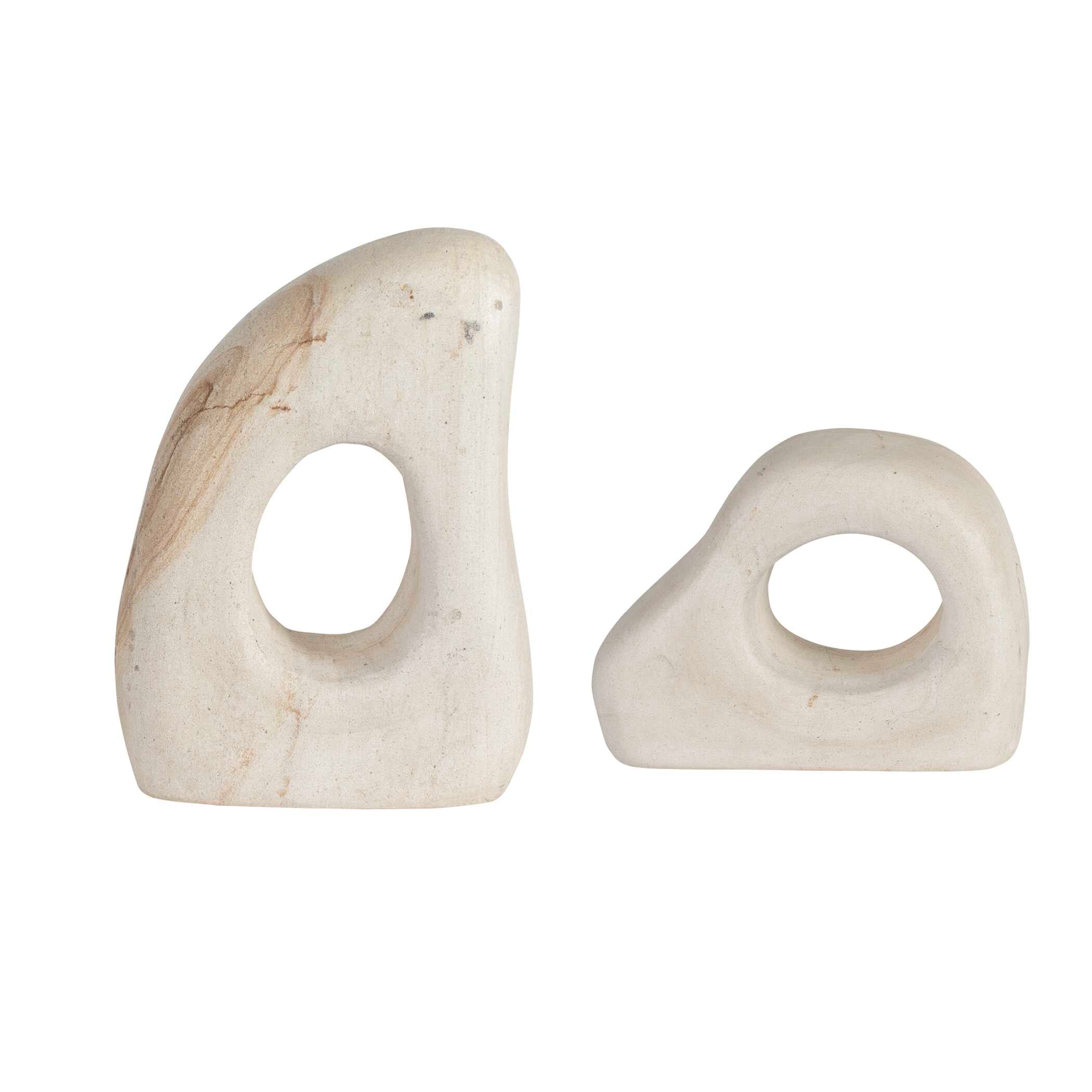 Uttermost Stone Flow Outdoor Sculptures - Set of 2