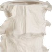 Uttermost Ripple Crest White Vases - Set of 2