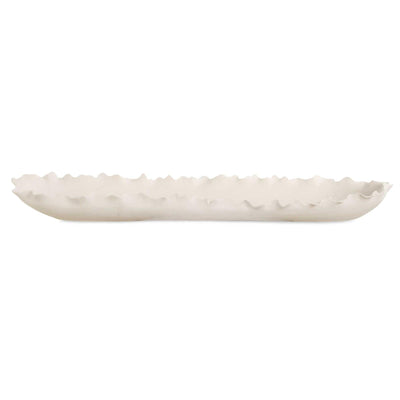 Uttermost Ripple Crest White Bowl