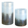 Uttermost Midnight Mist Cylindrical Vases - Set of 2
