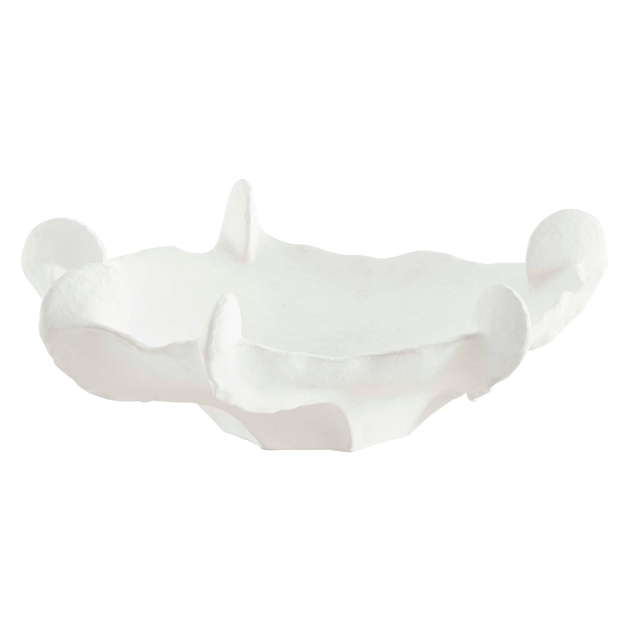Uttermost Coral Mirage White Outdoor Bowl