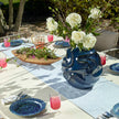 Uttermost Helix Swirl Blue Outdoor Vase
