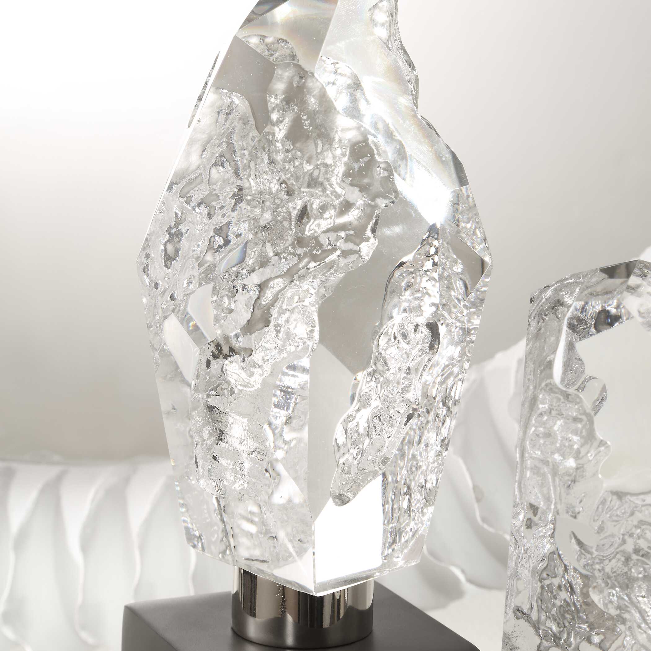 Uttermost Crystal Peak Sculptures - Set of 2