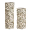 Uttermost Timber Swirl Earth Tone Vases - Set of 2