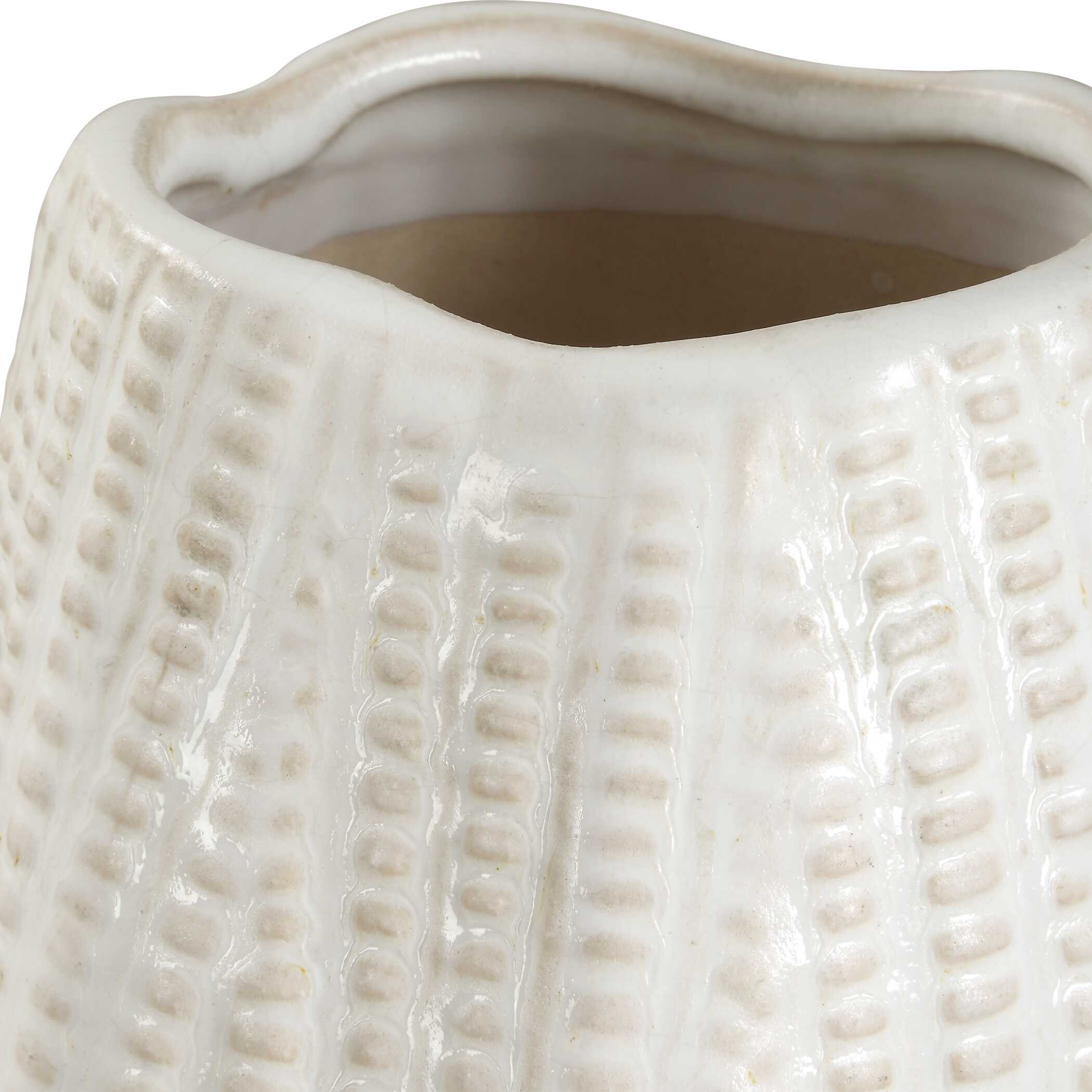 Uttermost Echo Ridge White Vases - Set of 2