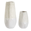 Uttermost Echo Ridge White Vases - Set of 2