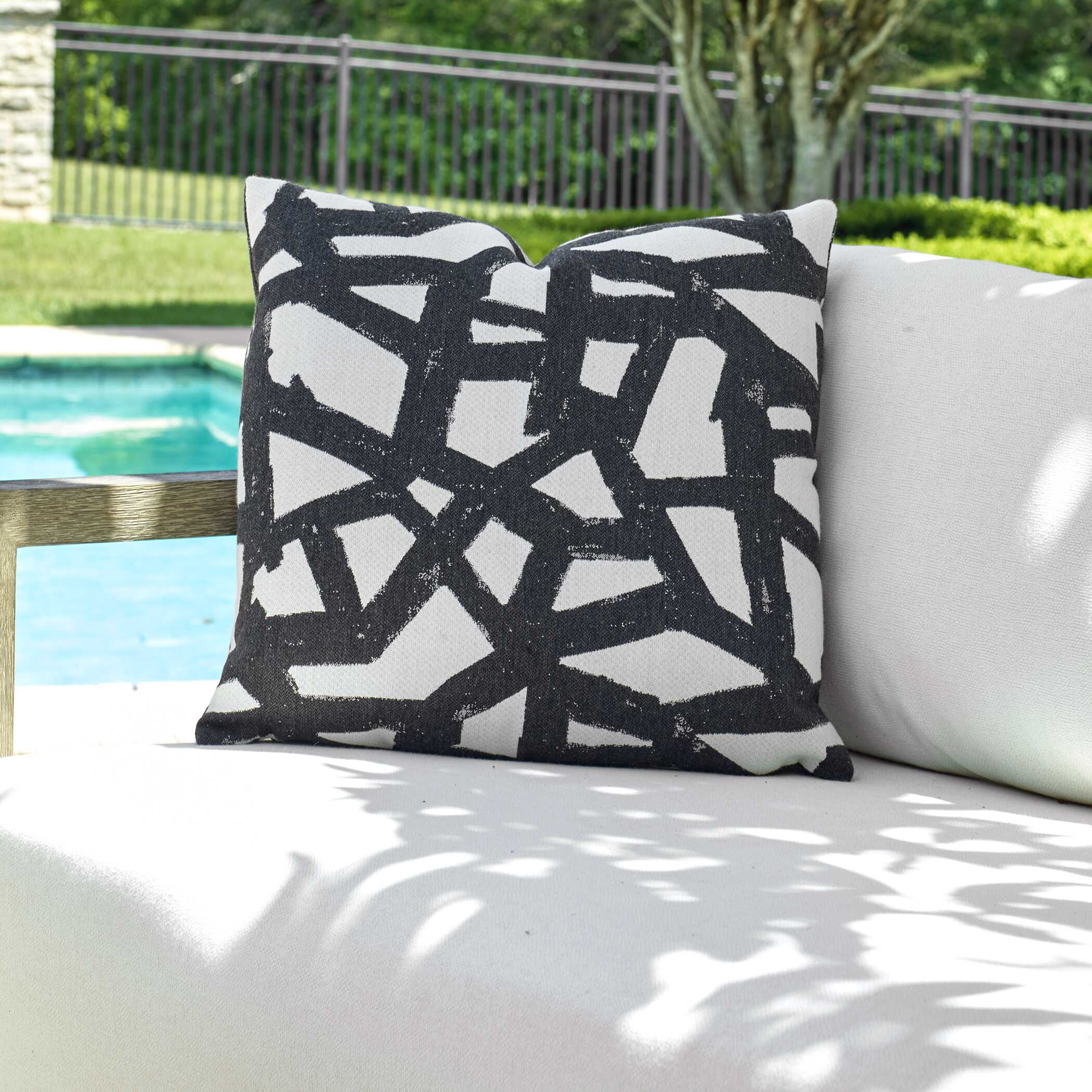 Uttermost Draft Onyx Outdoor Pillow
