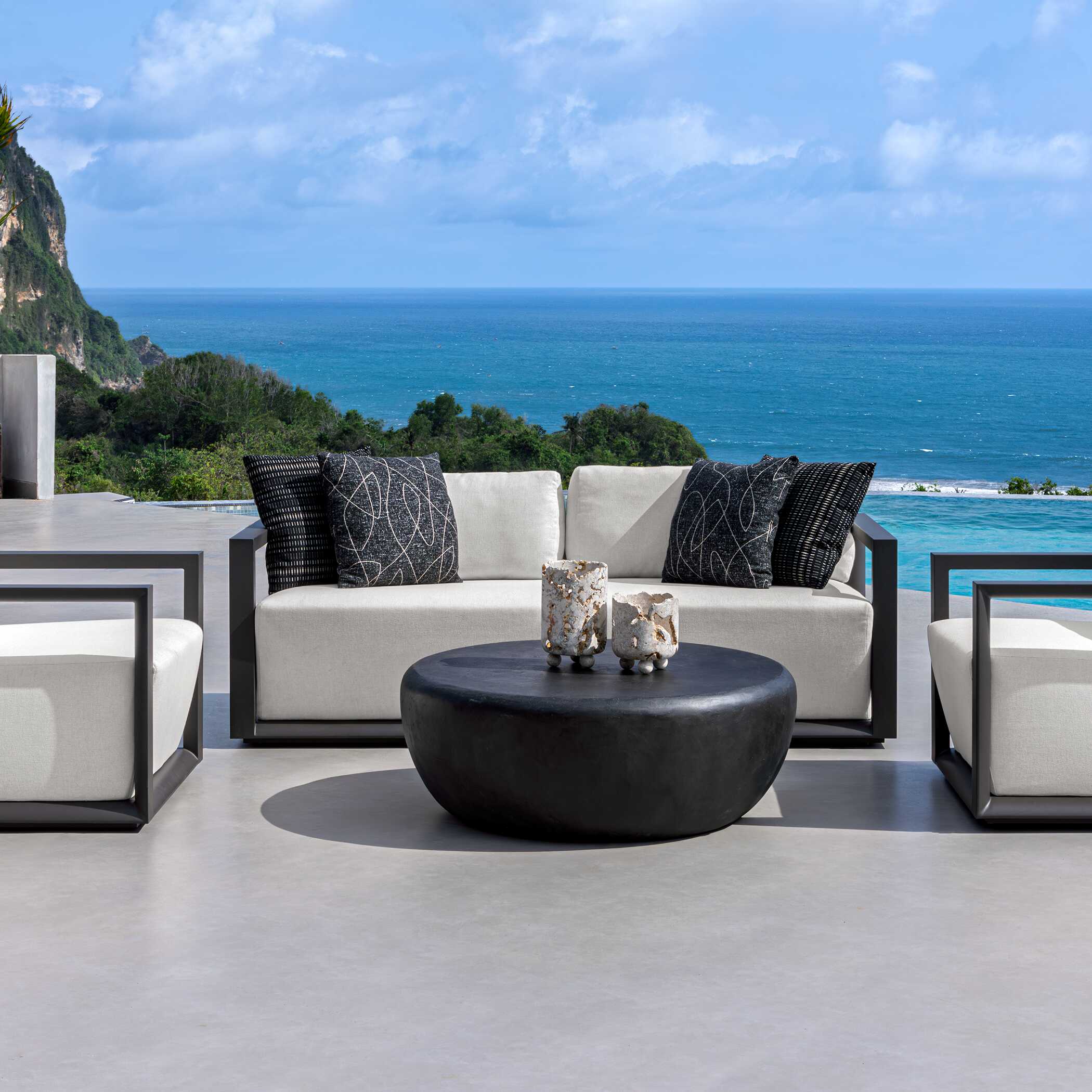 Uttermost Esti Onyx Outdoor Pillow