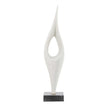 Uttermost Fluid Drop White Stone Sculpture