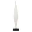 Uttermost Fluid Drop White Stone Sculpture
