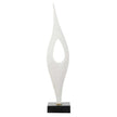 Uttermost Fluid Drop White Stone Sculpture